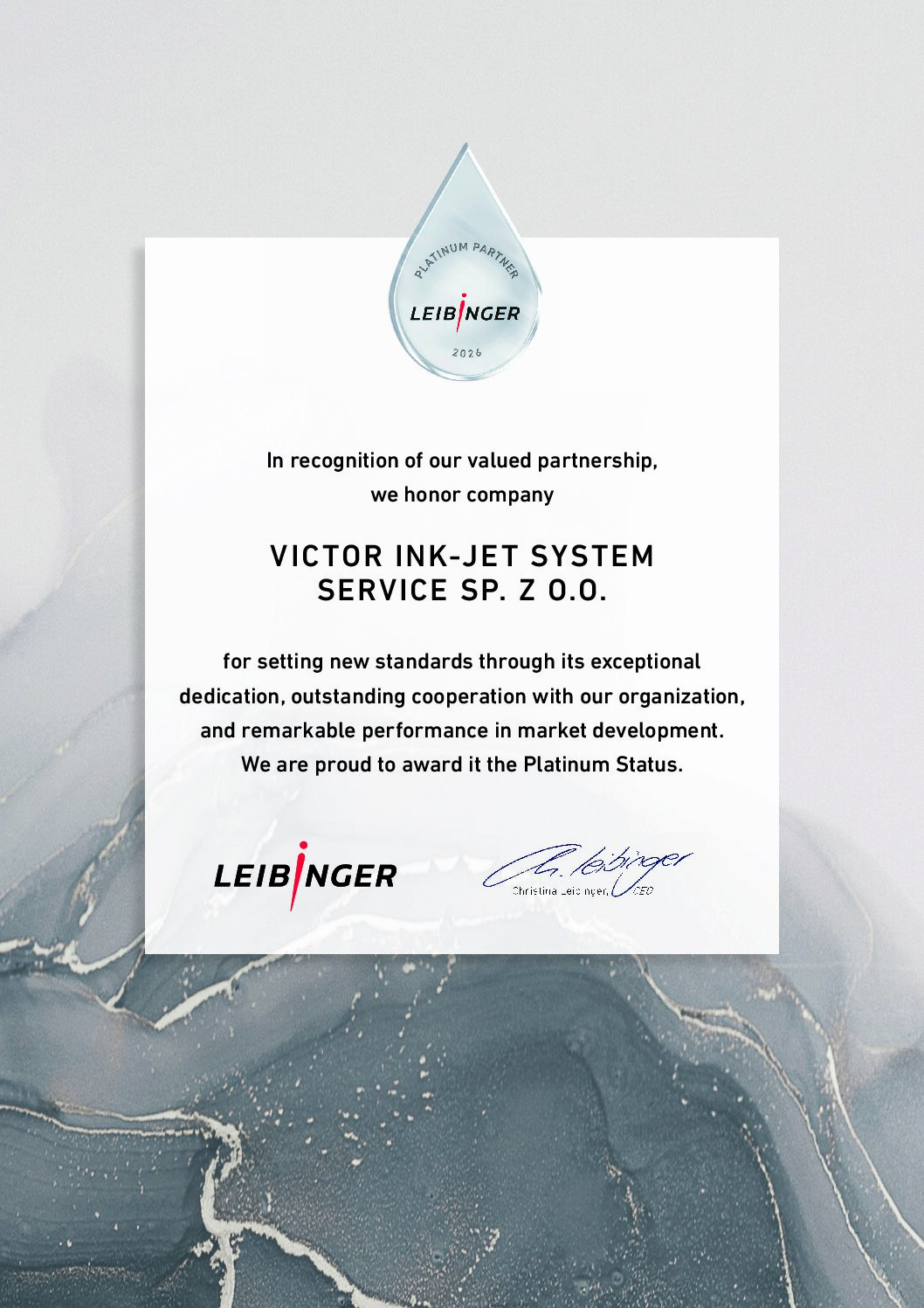 Victor Ink-Jet System Service